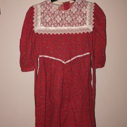 Vintage My Traci Lynn Girls Floral Dress 