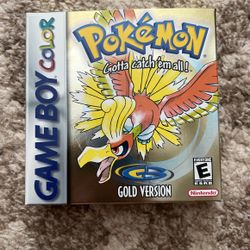 Pokemon Gold For Gameboy Color