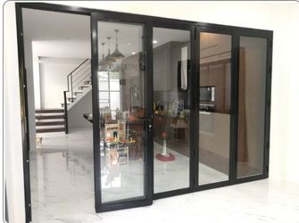 Vinyl Sliding doors & Windows - Aluminum Accordion folding Doors 