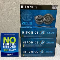 New HIFONICS 3.5” inch 125 Watts Max Car Audio Speakers (pair) 🔥🔊