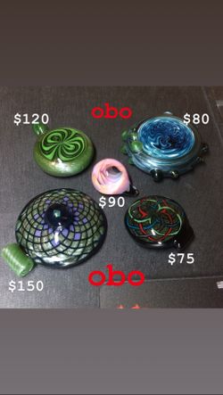 25% OFF - Glass art pendants