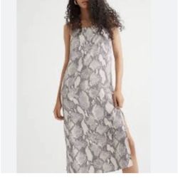 H&M Snake Print Dress