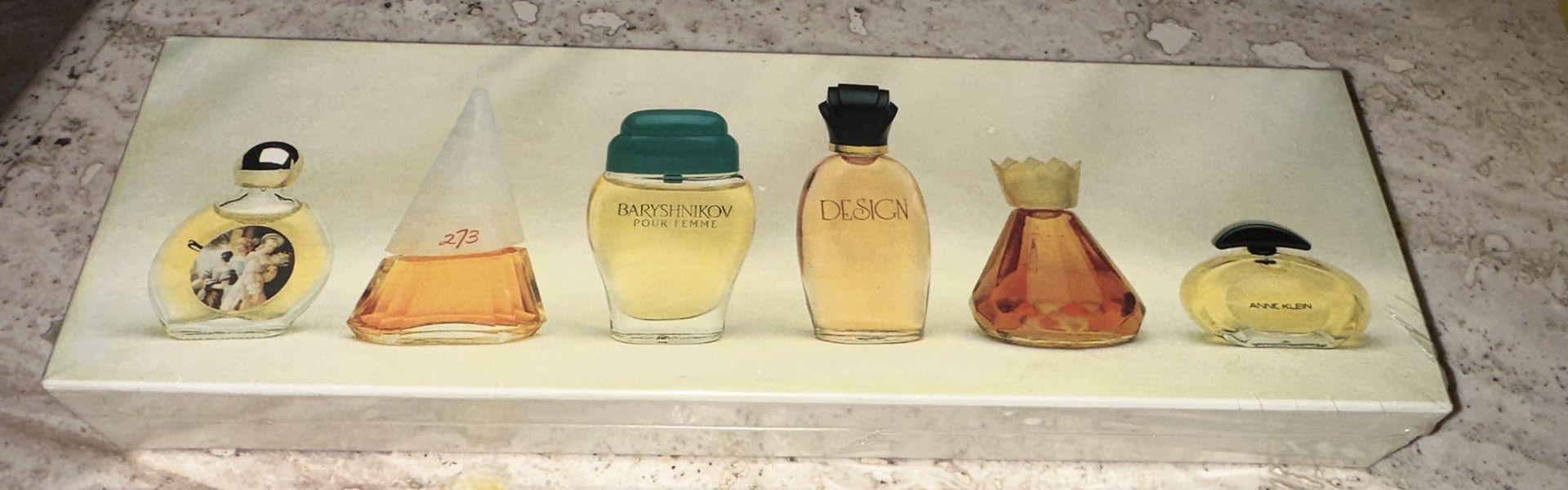 Vintage Designer Mini Perfume Set 