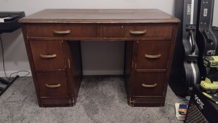 Vintage Wood Desk