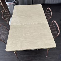 Mid Century Dining Table Set 