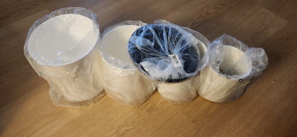 Set Of 4 New Tupperware Canisters