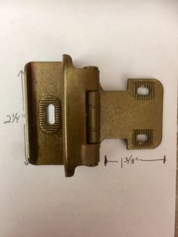 Antique Brass cabinet hinges