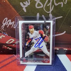 Ryan Zeferjahn Topps Rookie Baseball Card Autographs