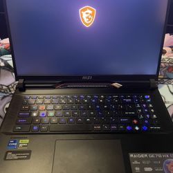 MSI Gaming laptop ( Raider GE78 HX 13V)