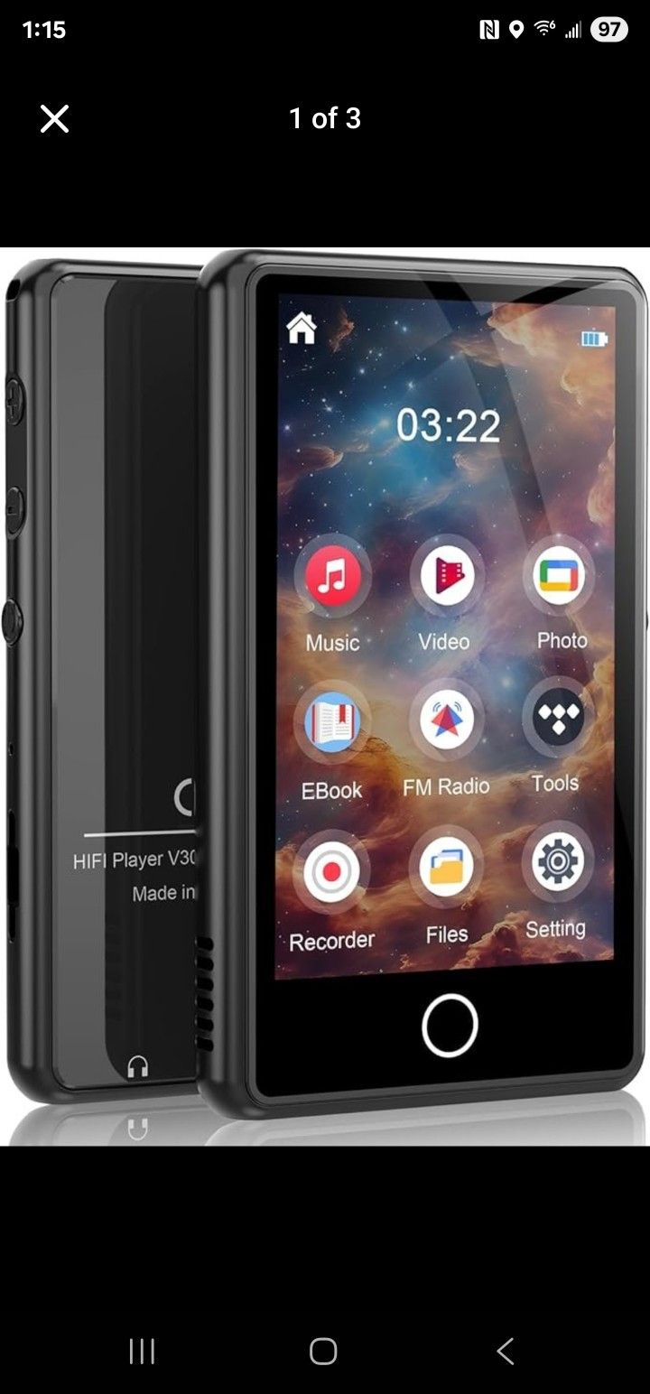 80GB MP3 Music Player with Bluetooth