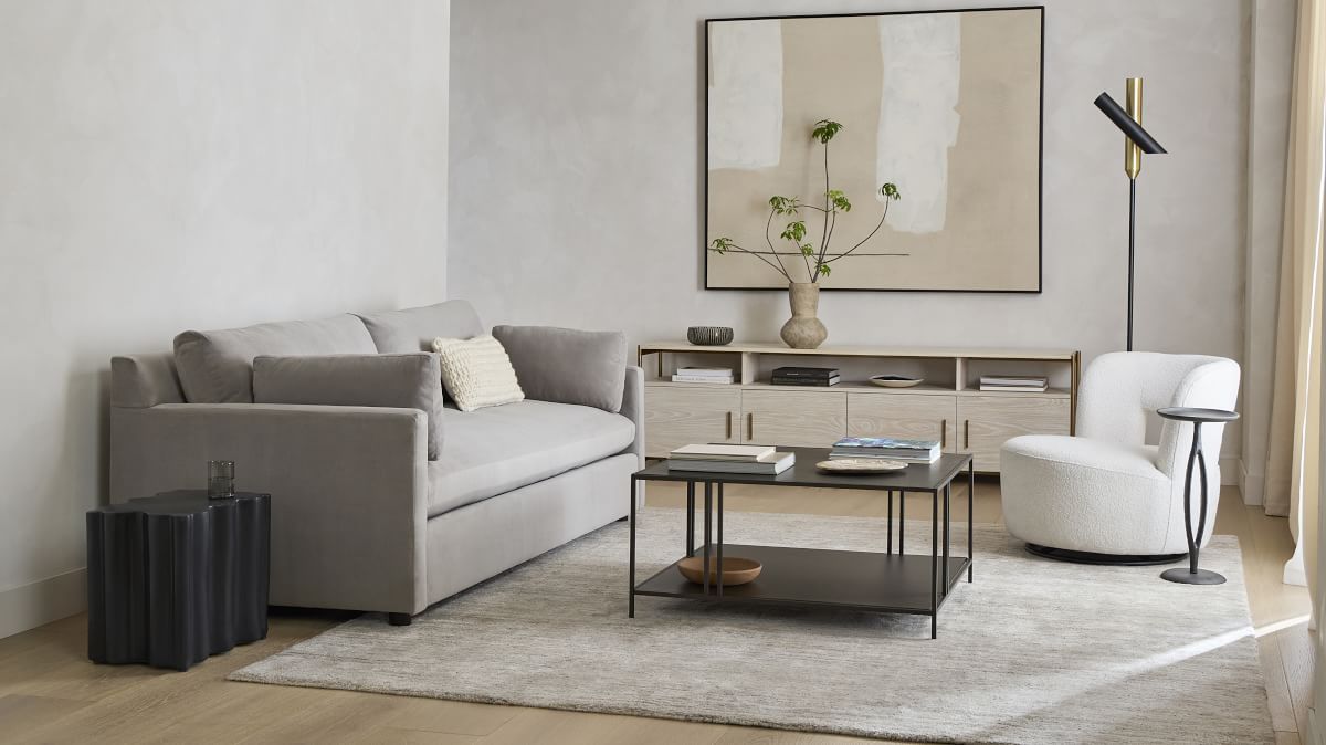 West Elm Shale Striations (light grey 8x10)