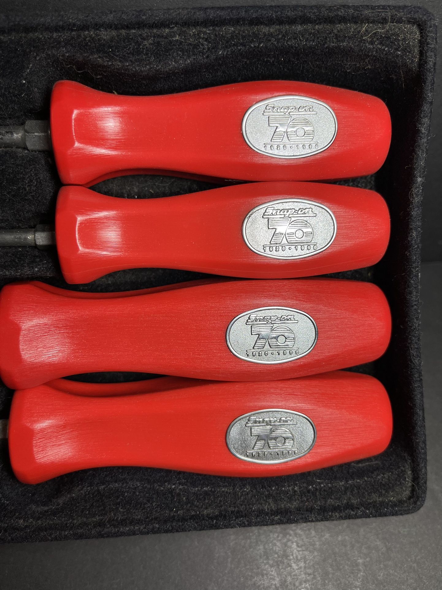 SNAP-ON 70th Anniversary Red Screwdriver Set