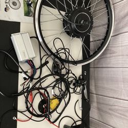 Electric Bicycle Conversion Kit, E-Bike Front/Rear Wheel