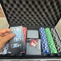 Poker Chip Set with Case