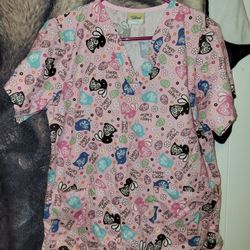 Tafford Easter scrub top small