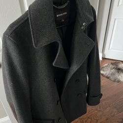 Michael Kors Grey Wool Coat