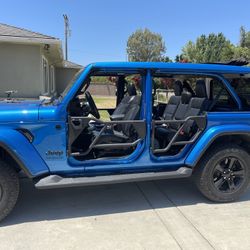 Jeep Wrangler JL Tube Doors With Storage Hooks