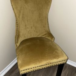Elegant velvet Dining room chairs!