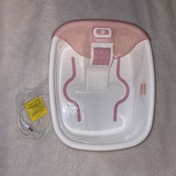 Pink Bubble Foot bath 