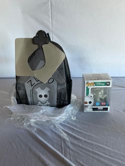 Disney Loungefly Nightmare Before Christmas Zero Backpack + 2022 Fall Convention Funko Pop Set