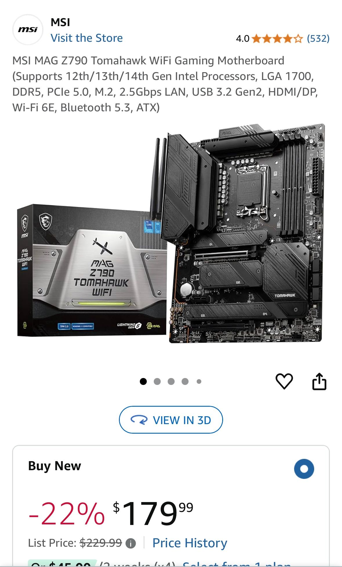 MSI MAG Z790 Tomahawk WiFi