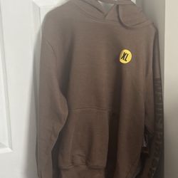 XL Brown  Hoodie