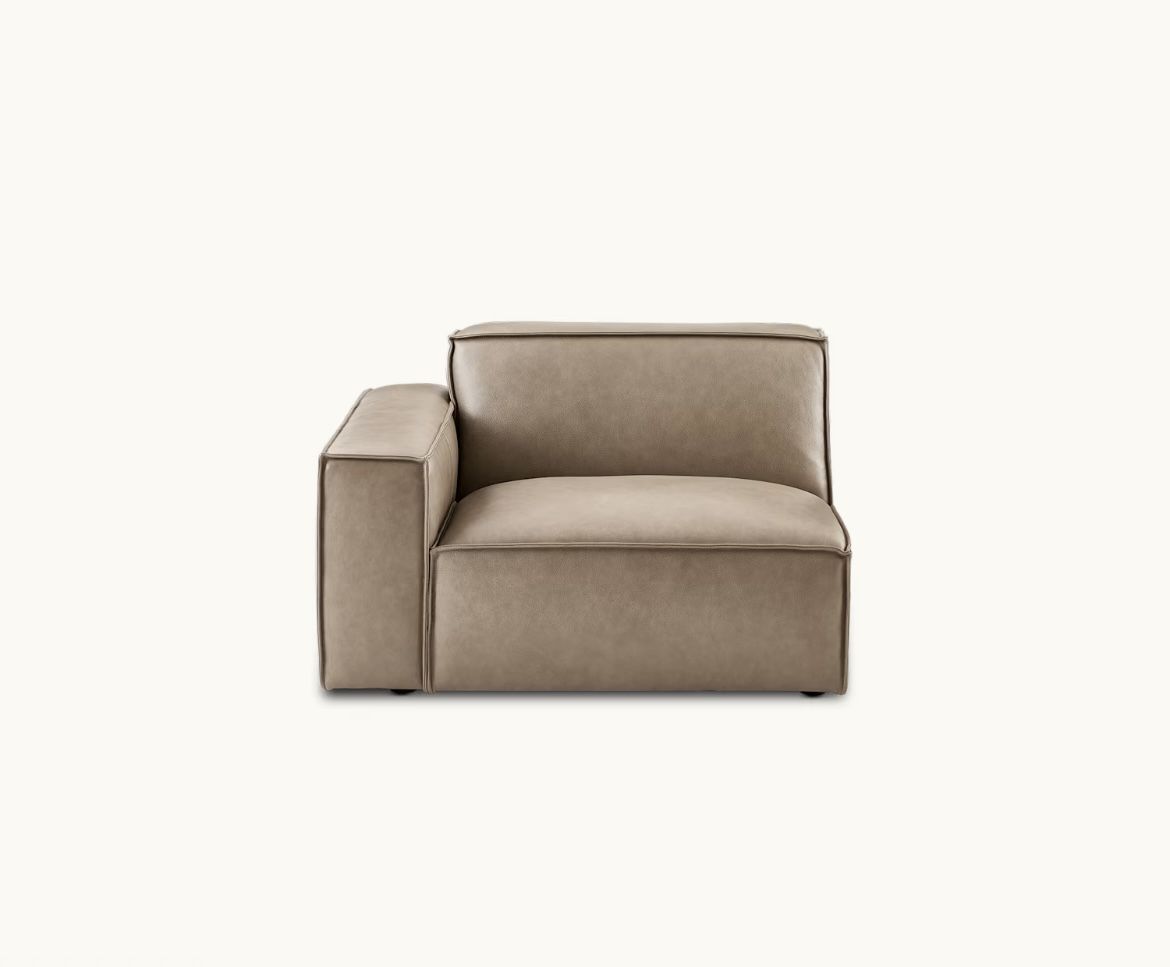 New! Castlery Jonathan Leather Left Arm Sofa *delivery*