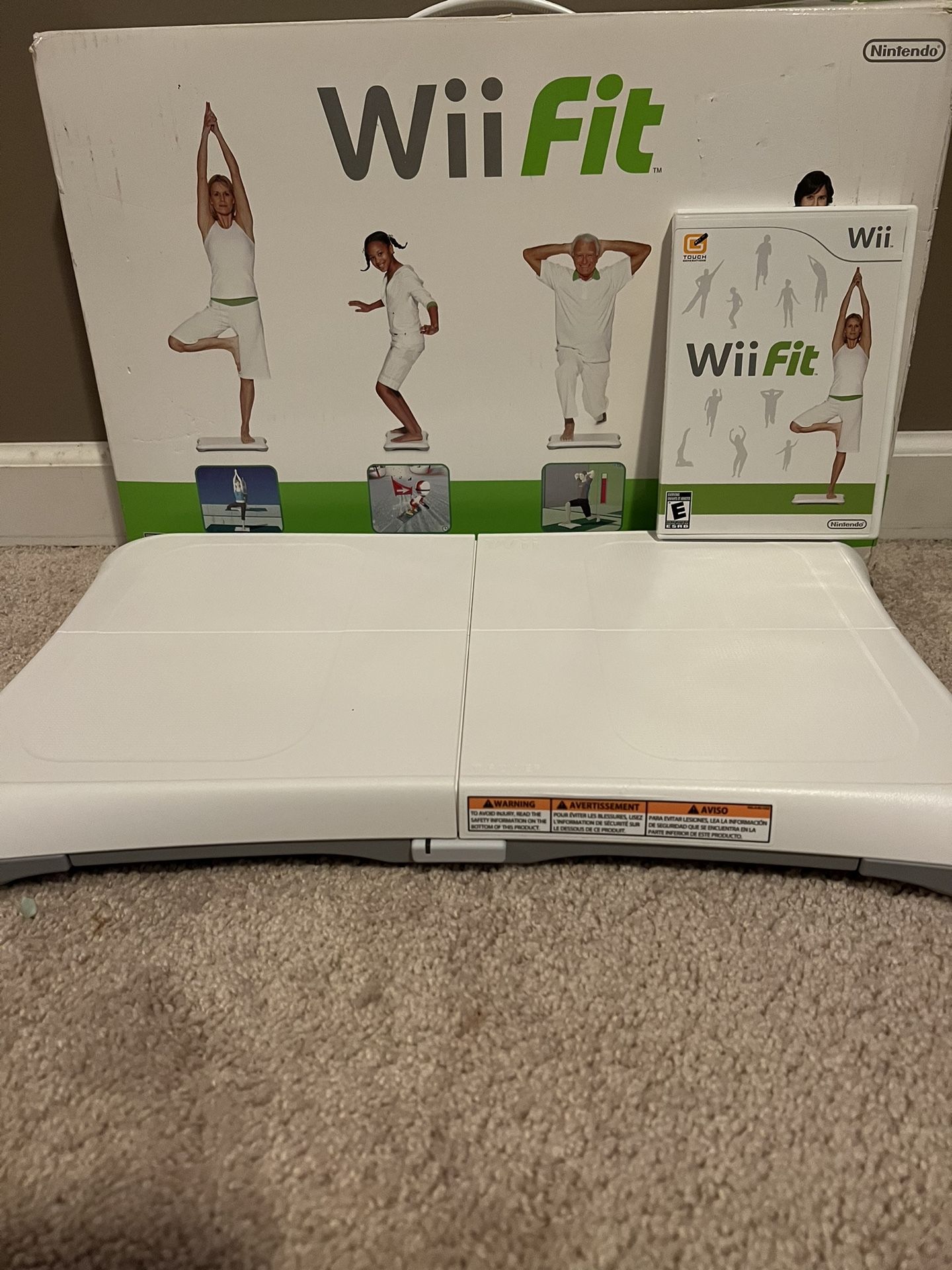Nintendo Wii Fit Balance Board With Wii Fit Plus Video Game Bundle