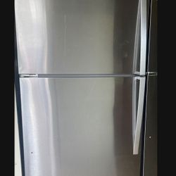 Used Refrigerator Stainless Steel Whirlpool 