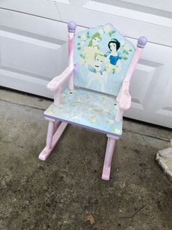 Wooden Cinderella Rocking Chair