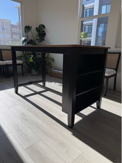 Minimalist Kitchen Island/Dining Table + 4 Counter Height Stools - $600 OBO