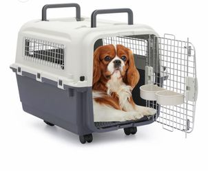 27 " Pet Hard Sided Travel Carrier - Up to 25 lbs - Detachable Door