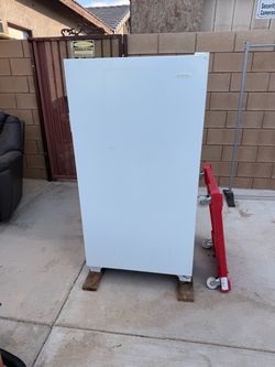 Frigidaire Upright Freezer - In Cleaning Process