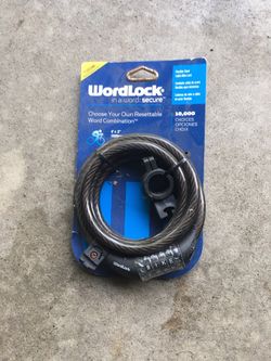 Wordlock Bike Lock