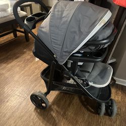 Graco Car Seat, Base, And Stroller!!! 