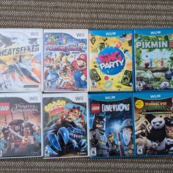 Nintendo Wii & WiiU Games 