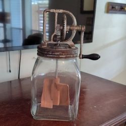 Antique Dazey Butter Churn Wooden Paddles Made In USA