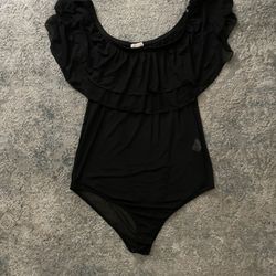 Cute See Through One Piece Off The Shoulder Top