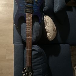 Ibanez Gio GRX70QAL Electric Guitar - Transparent Blue Burst