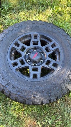 Trd wheels and tires and tire pressure sensors included