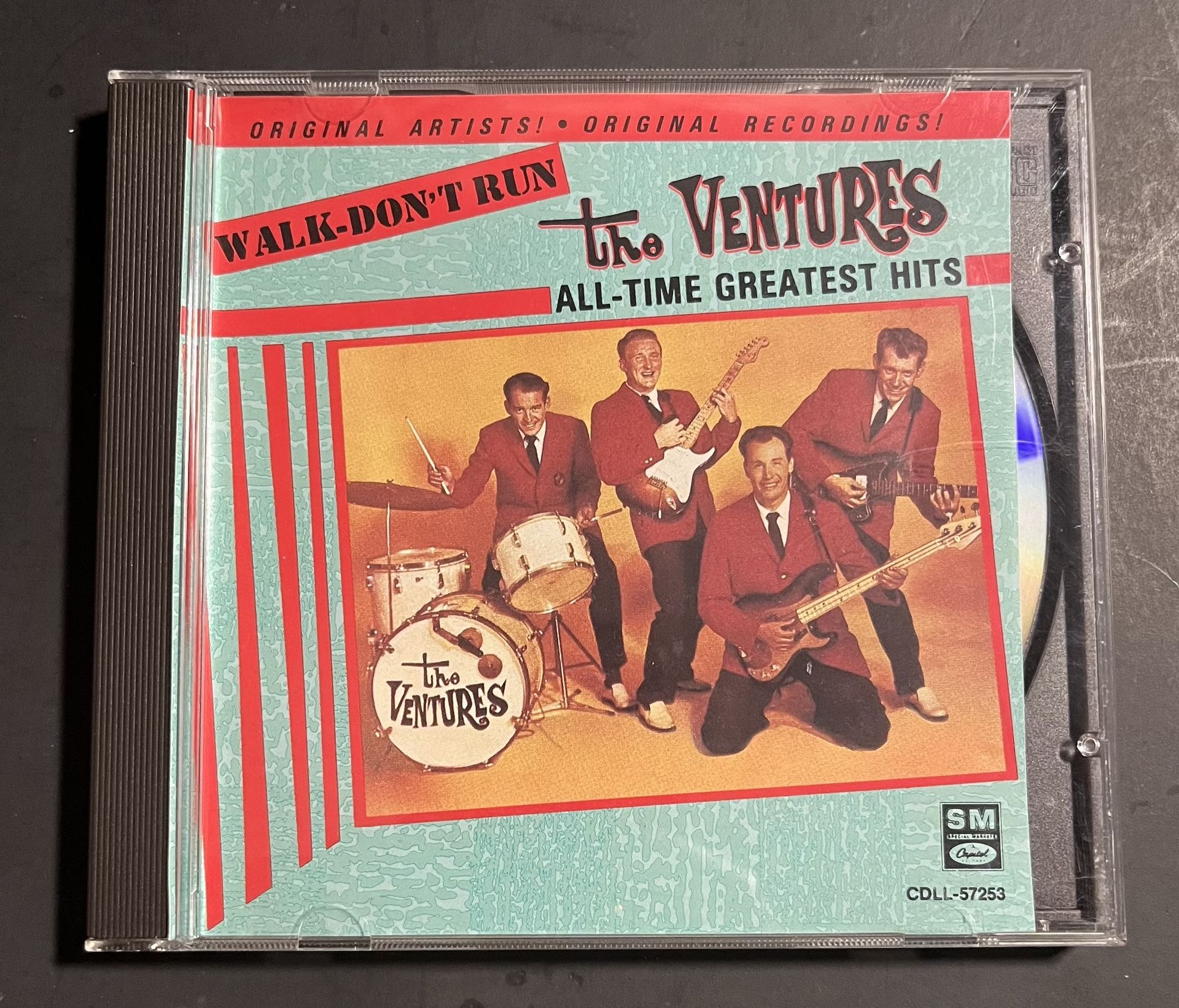The Ventures Walk-Don’t Run CD 1989 All-Time Greatest Hits Surf Rock EMI Capitol