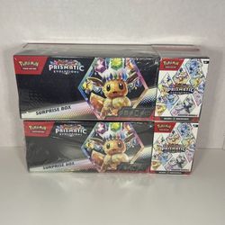 Prismatic Evolutions Booster Bundle & Prismatic Surprise Box