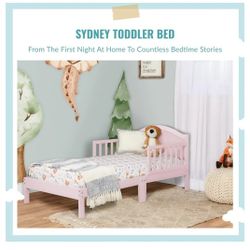 2 Sydney Toddler Bed Pink