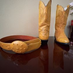 Ostrich Leg Boots