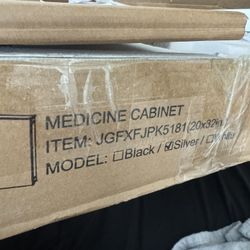 2 Bathroom Mirrors One With Medicine Cabinet 