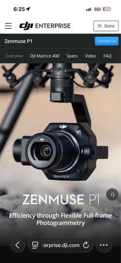 DJI Zenmuse X7 Cinematic Gimbal Camera