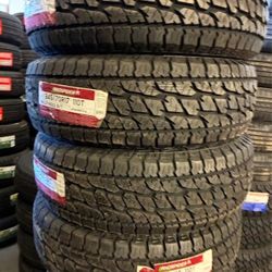 245/70/17 Landspider Tires Installed And Balanced 