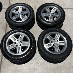 Set of Honda 16in wheels 5x114.3 (5x4.5) Tires 215/60r16 Fit Accord Civic Crv Pilot Element Acura