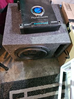 Speaker and amp