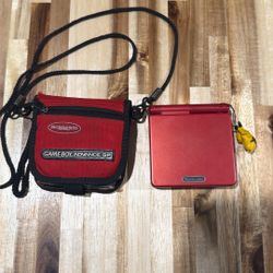 Gameboy Advanced With Charger And Case